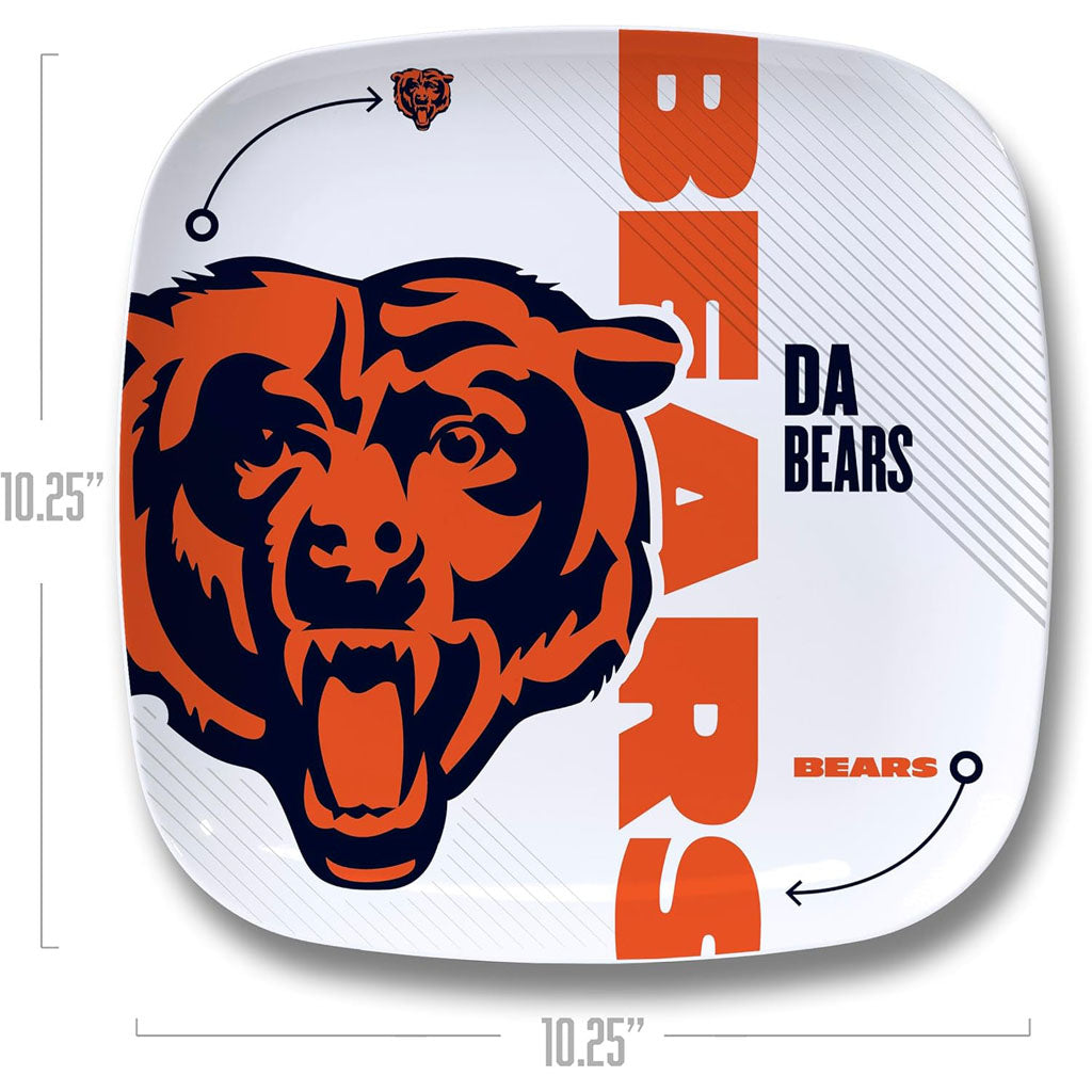 NFL Chicago Bears YouTheFan Dinner Plate