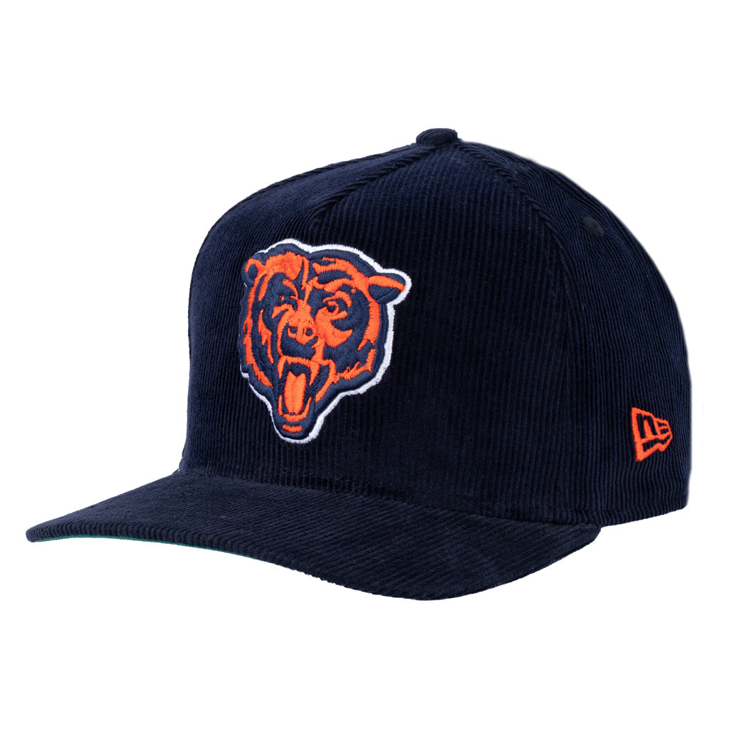 NFL Chicago Bears New Era All Corduroy 9FIFTY A-Frame Snapback Hat - Navy