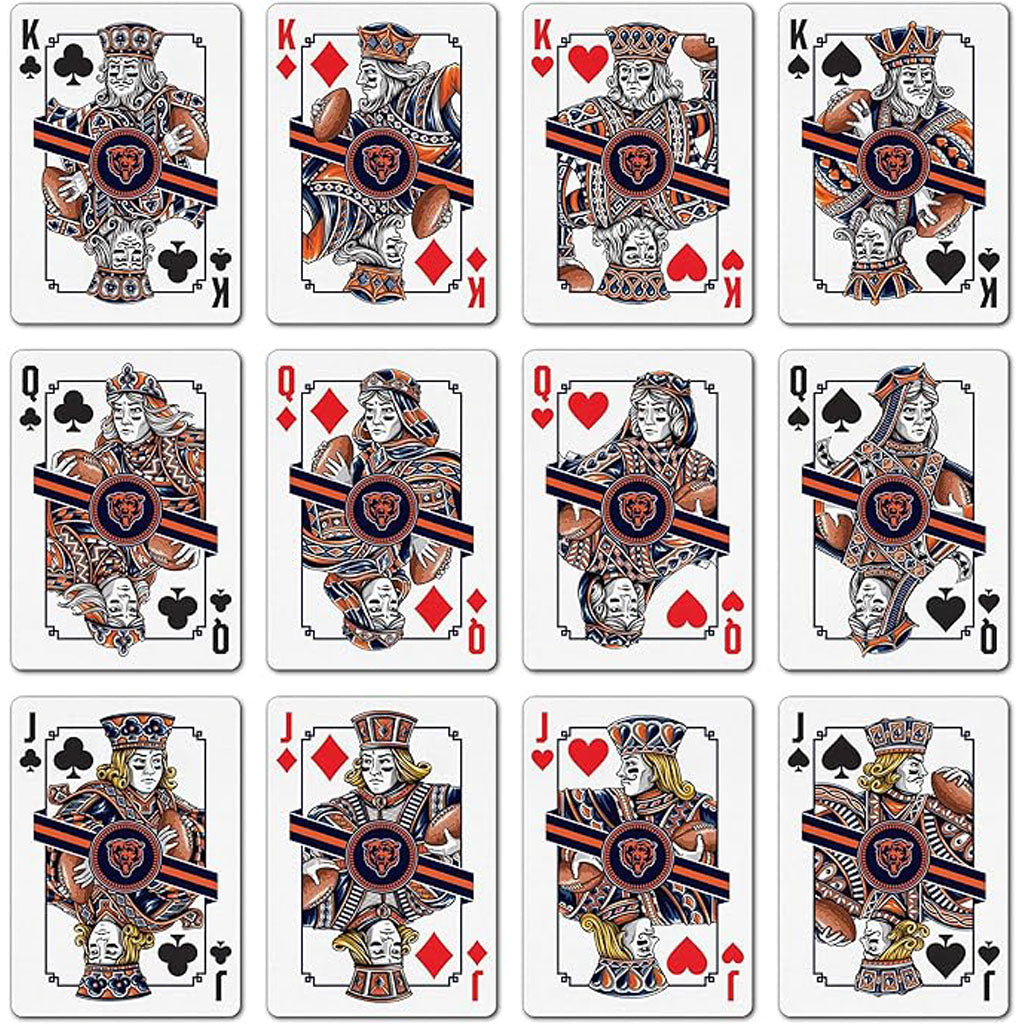 NFL Chicago Bears YouTheFan Playing Cards