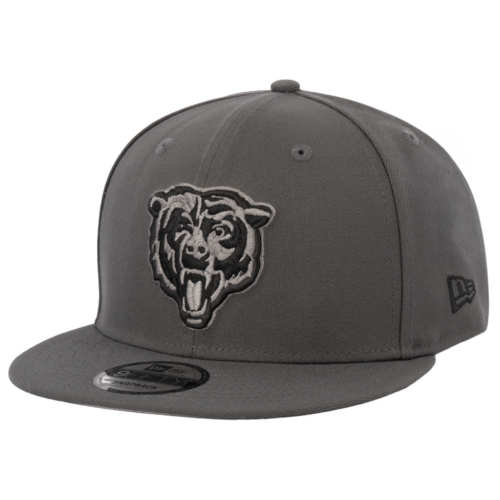 NFL Chicago Bears New Era Gray Prestige 9FIFTY Snapback Hat - Graphite