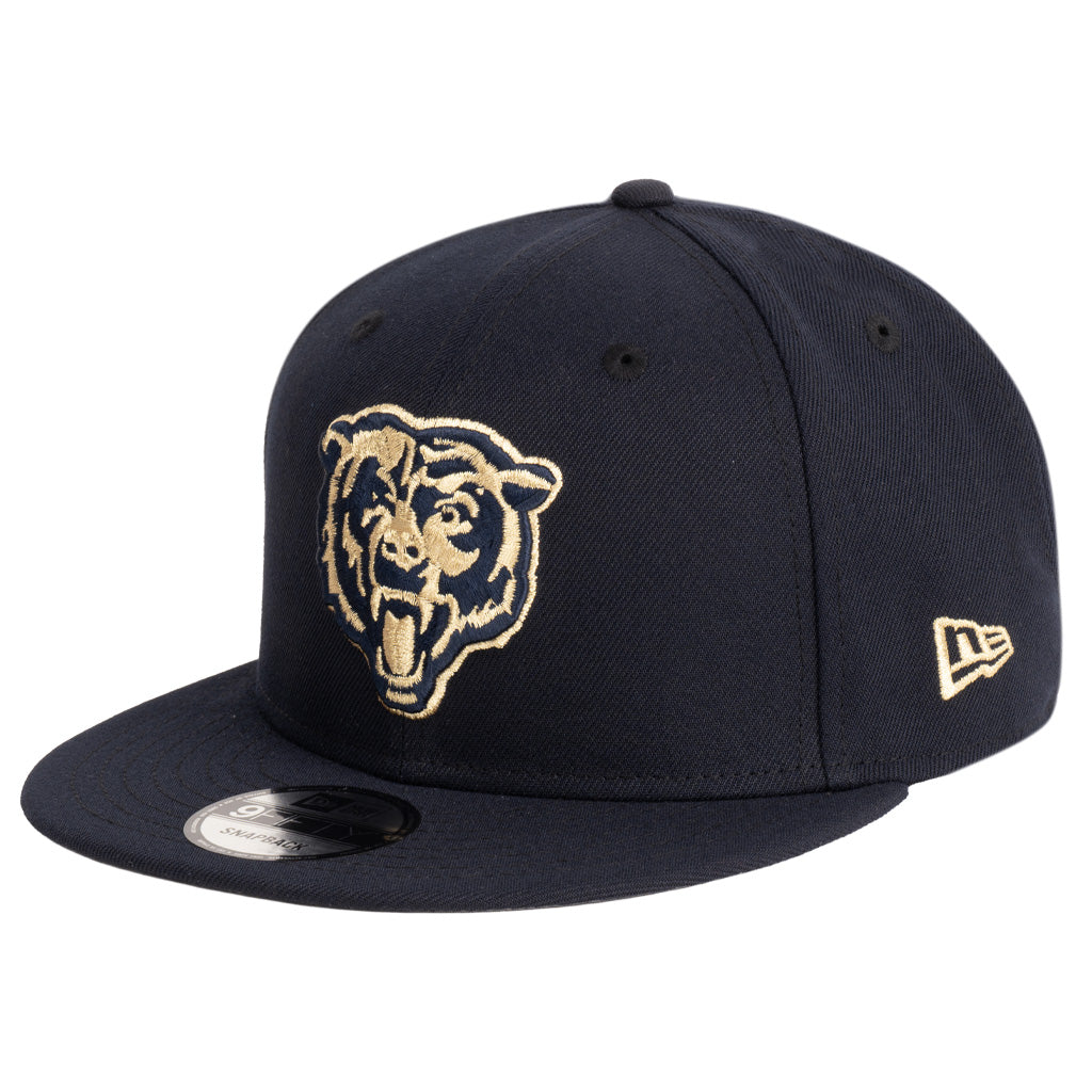 NFL Chicago Bears New Era Royal Merchant 9FIFTY Snapback Hat - Navy