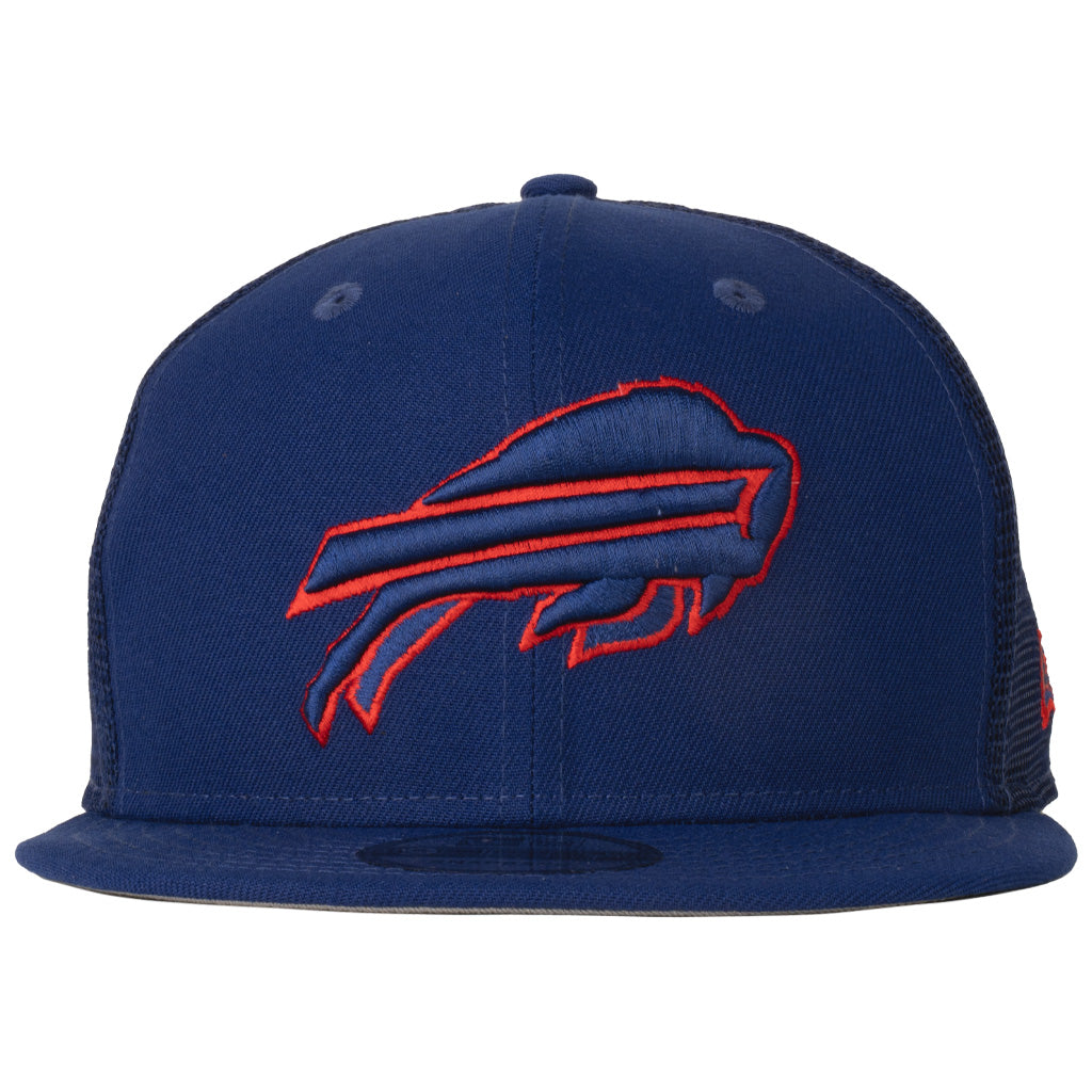 NFL Buffalo Bills New Era Shadowline 9FIFTY Snapback Trucker Hat - Blue