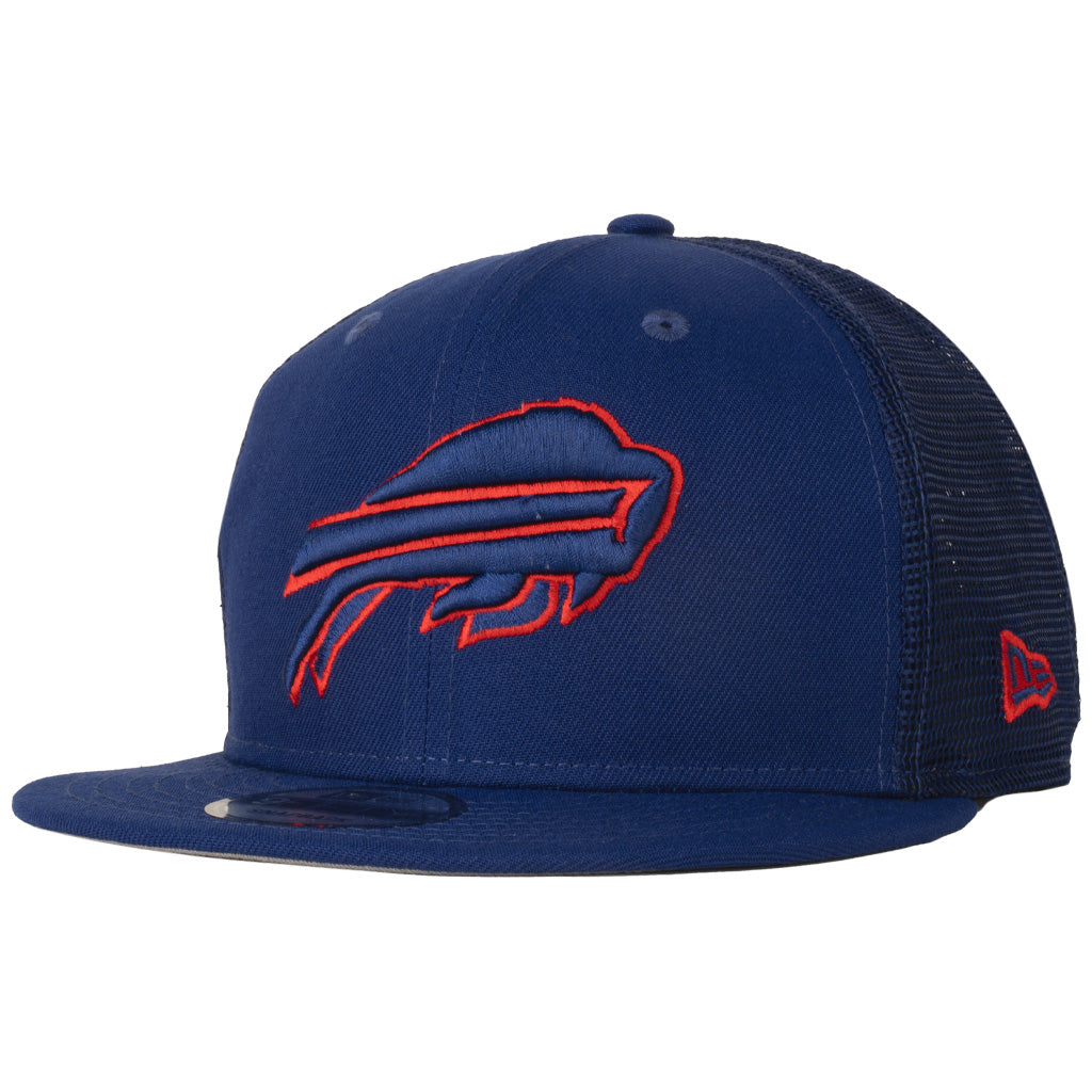 NFL Buffalo Bills New Era Shadowline 9FIFTY Snapback Trucker Hat - Blue