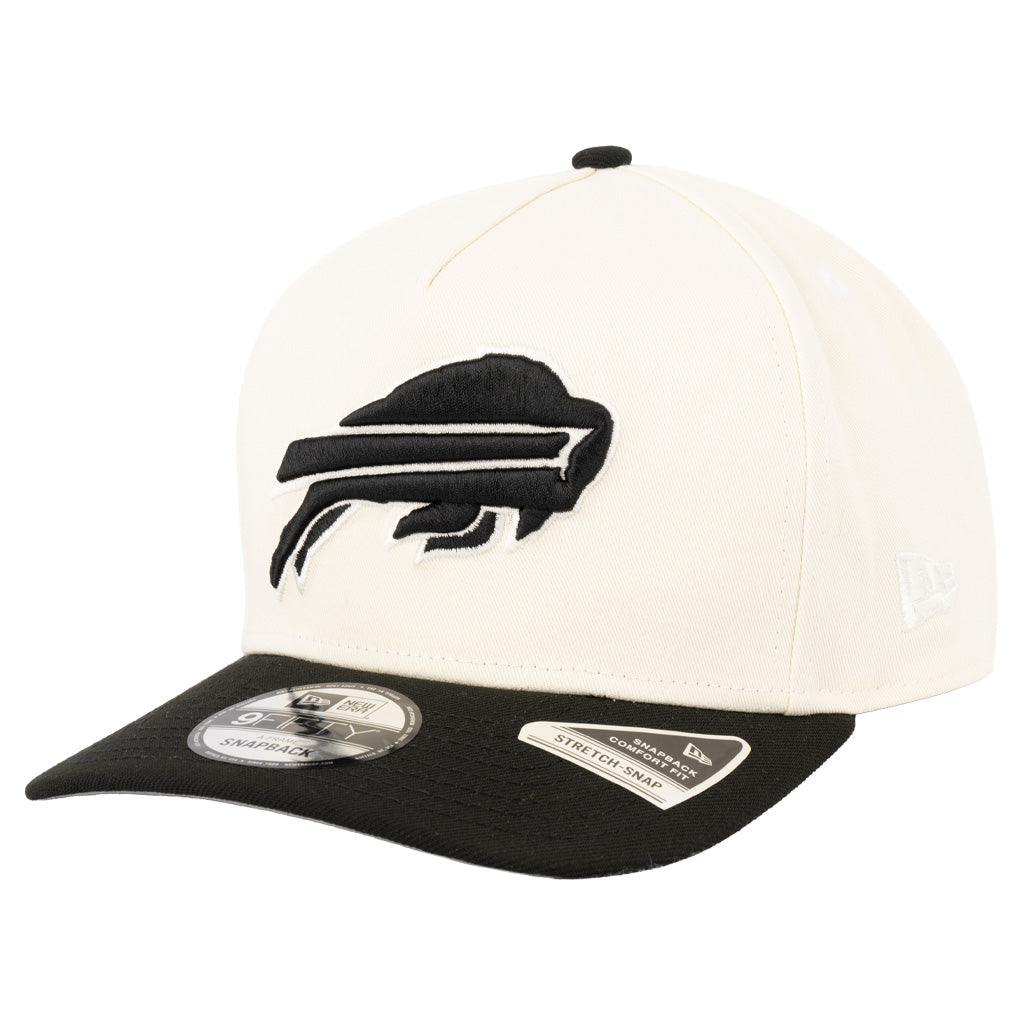 NFL Buffalo Bills New Era Two-Tone Classified 9FIFTY A-Frame Snapback Hat - Cream