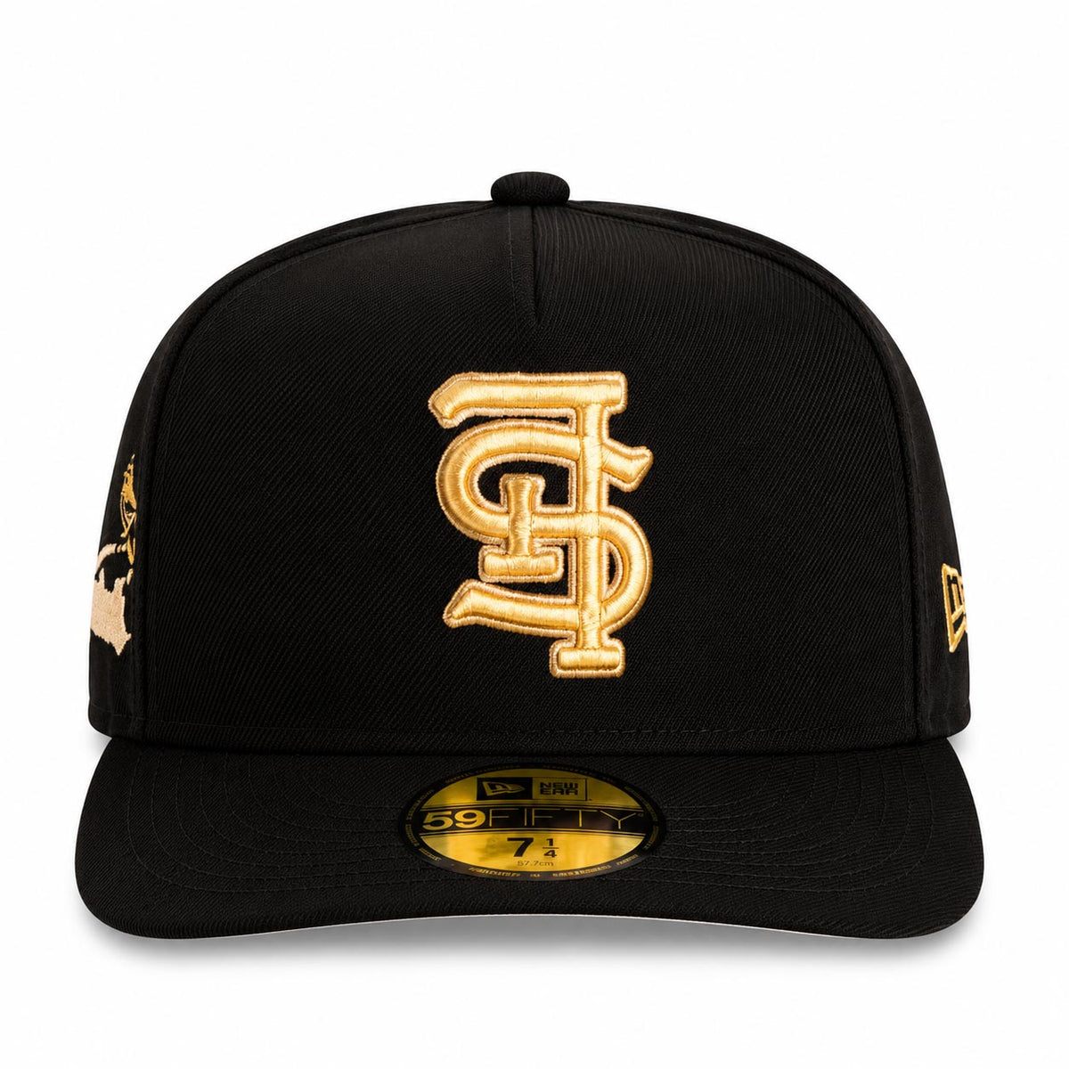 MLB St. Louis Cardinals New Era Gold Digger 59FIFTY A-Frame Fitted Hat- Black