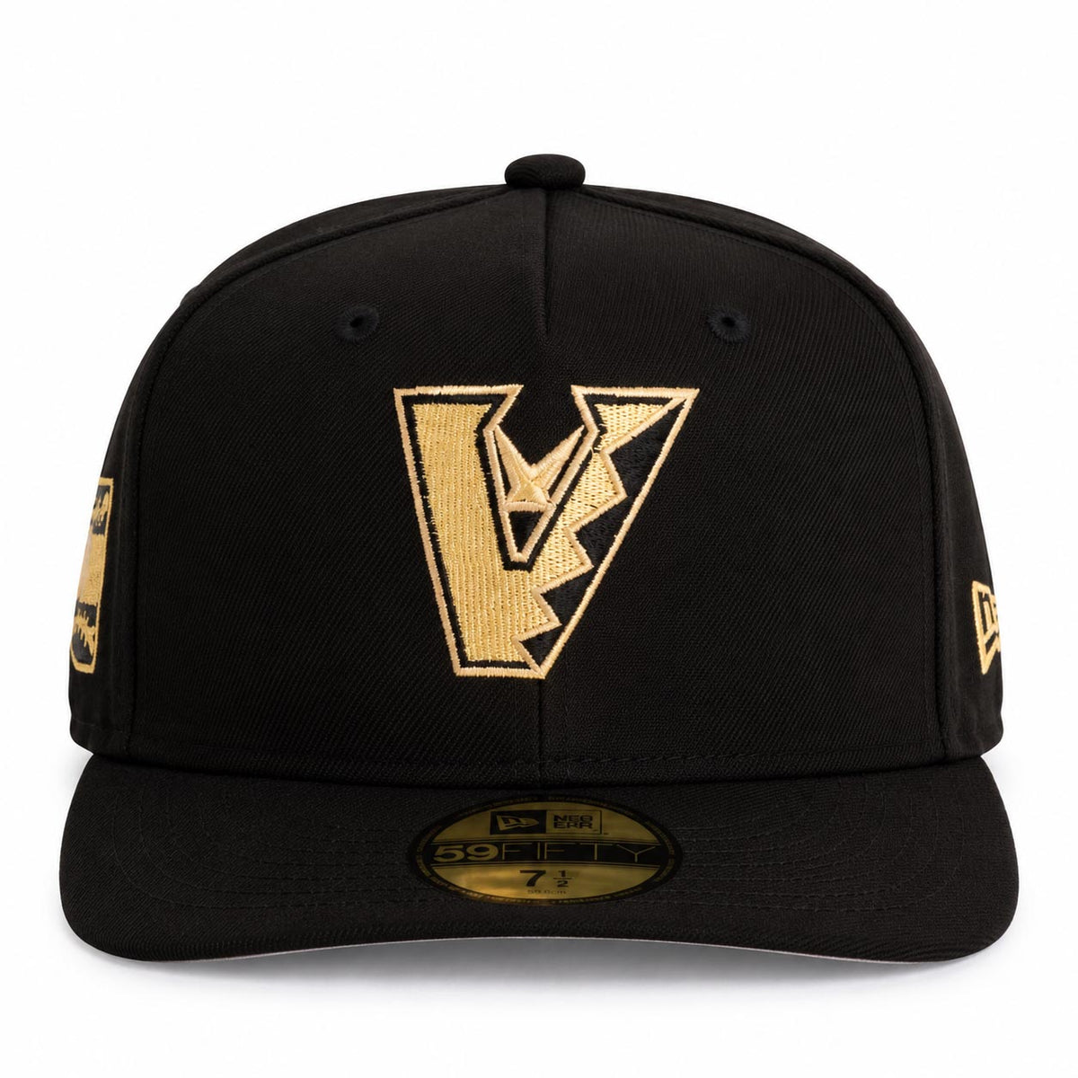 MLB Arizona Diamondbacks New Era Gold Digger 59FIFTY A-Frame Fitted Hat- Black