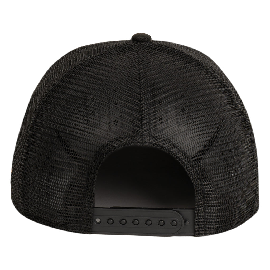 NBA Los Angeles Lakers New Era Shadowline Trucker 9FIFTY Snapback Hat - Black