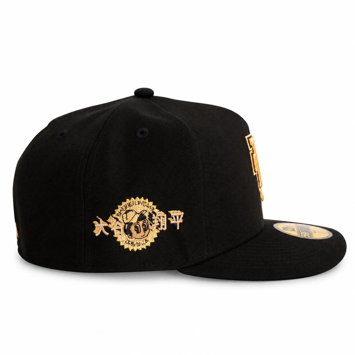 MLB Los Angeles Dodgers New Era Gold Digger 59FIFTY A-Frame Fitted Hat- Black