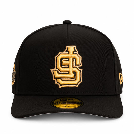 MLB San Francisco Giants New Era Gold Digger 59FIFTY A-Frame Fitted Hat- Black