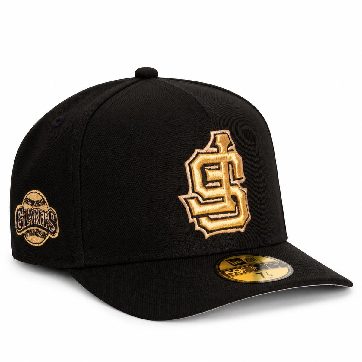 MLB San Francisco Giants New Era Gold Digger 59FIFTY A-Frame Fitted Hat- Black
