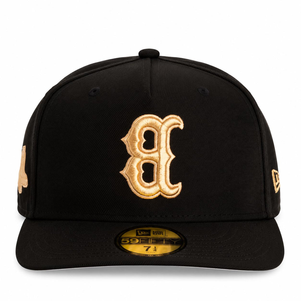 MLB Boston Red Sox New Era Gold Digger 59FIFTY A-Frame Fitted Hat- Black