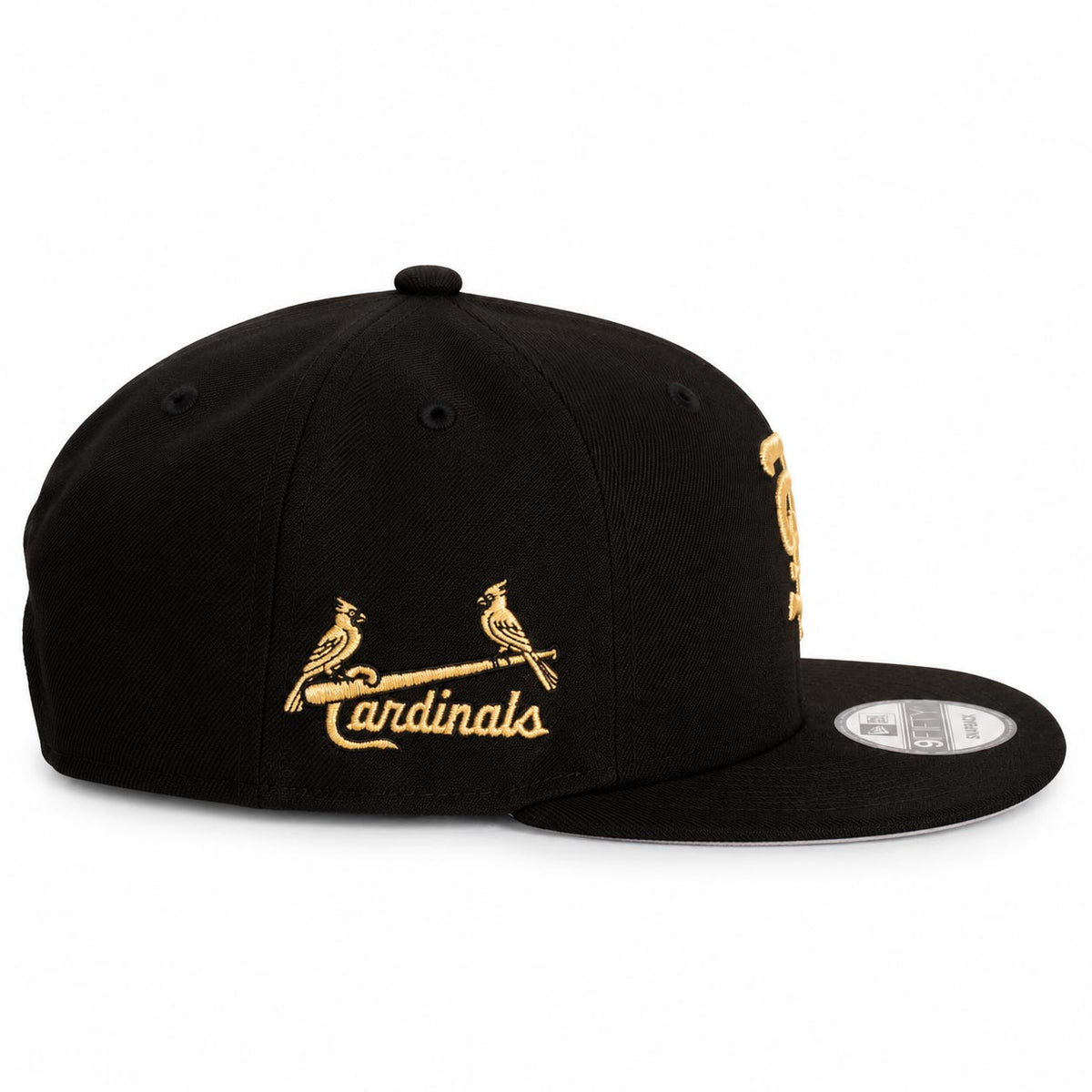 MLB St. Louis Cardinals New Era Gold Digger 9FIFTY Snapback Hat- Black