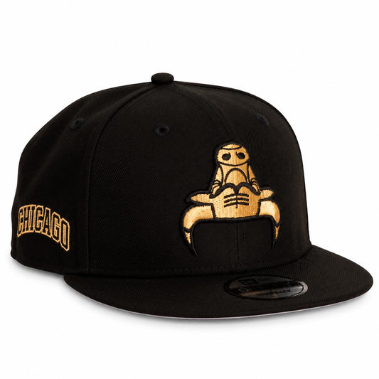 NBA Chicago Bulls New Era Gold Digger 9FIFTY Snapback Hat- Black