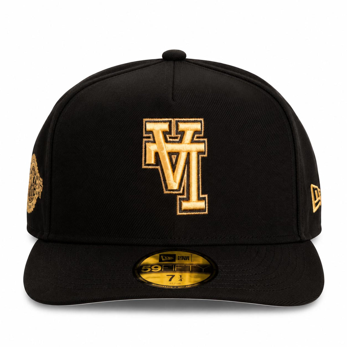 MLB Los Angeles Dodgers New Era Gold Digger 59FIFTY A-Frame Fitted Hat- Black