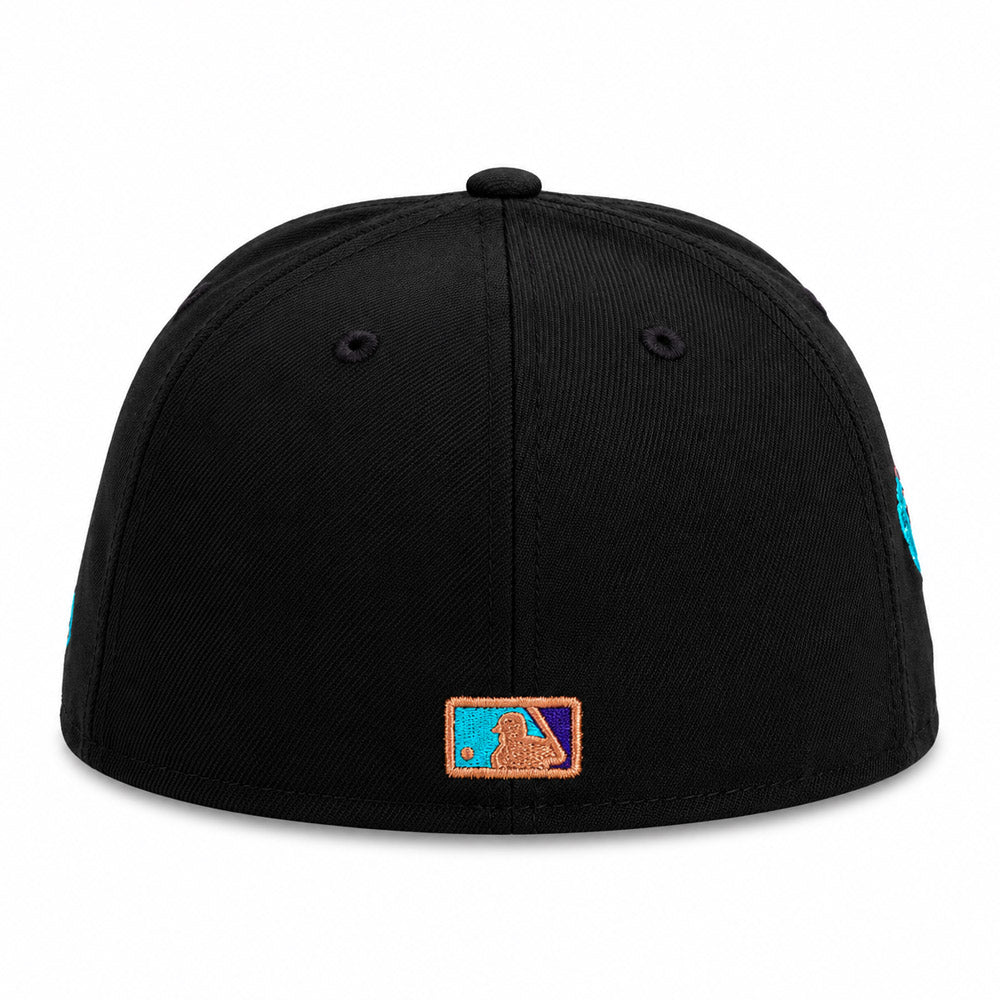 MLB Arizona Diamondbacks New Era Midnight Venom 59FIFTY Fitted Hat- Black