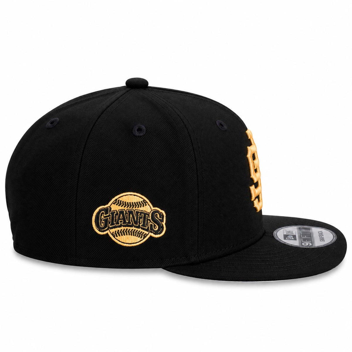 MLB San Francisco Giants New Era Gold Digger 9FIFTY Snapback Hat- Black