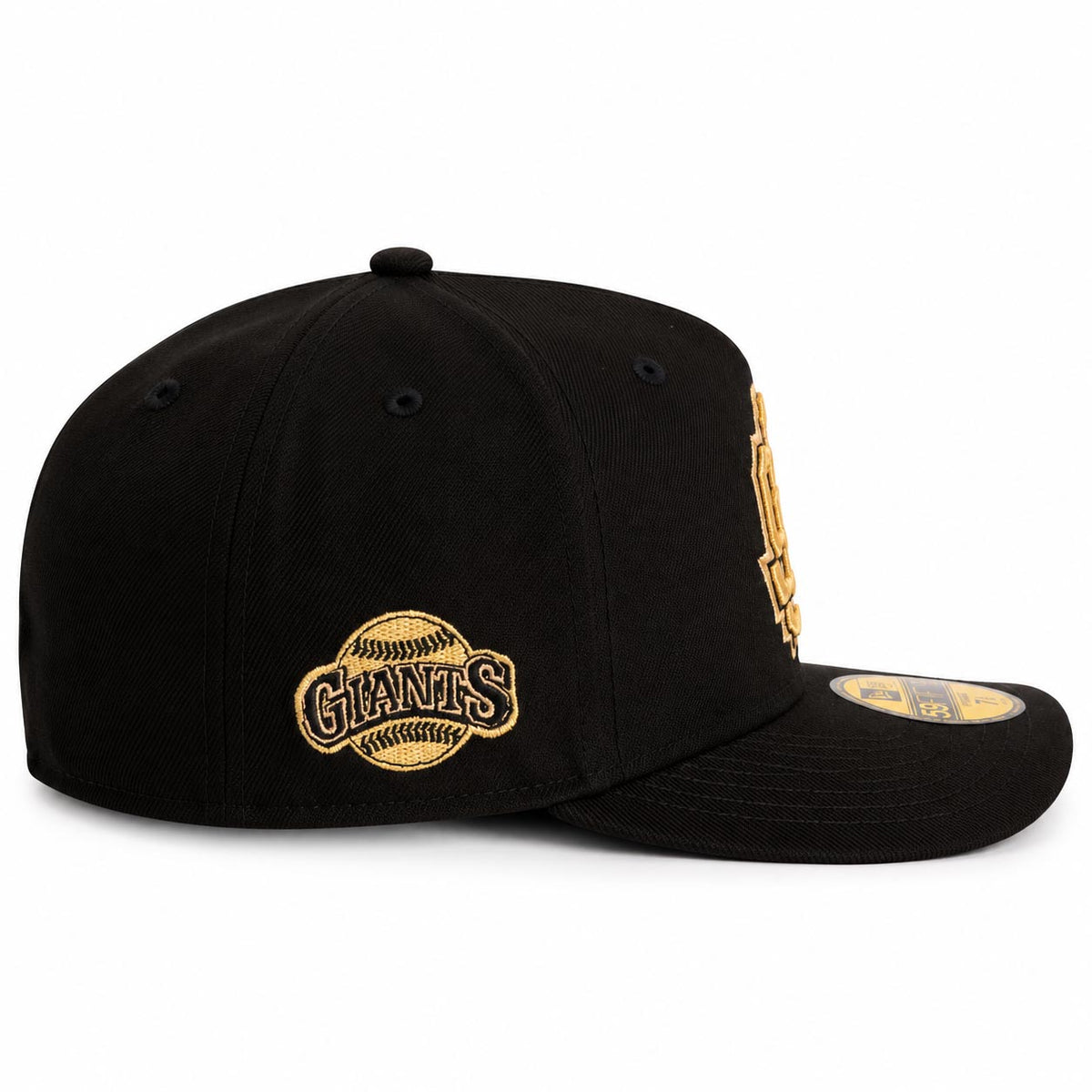 MLB San Francisco Giants New Era Gold Digger 59FIFTY A-Frame Fitted Hat- Black