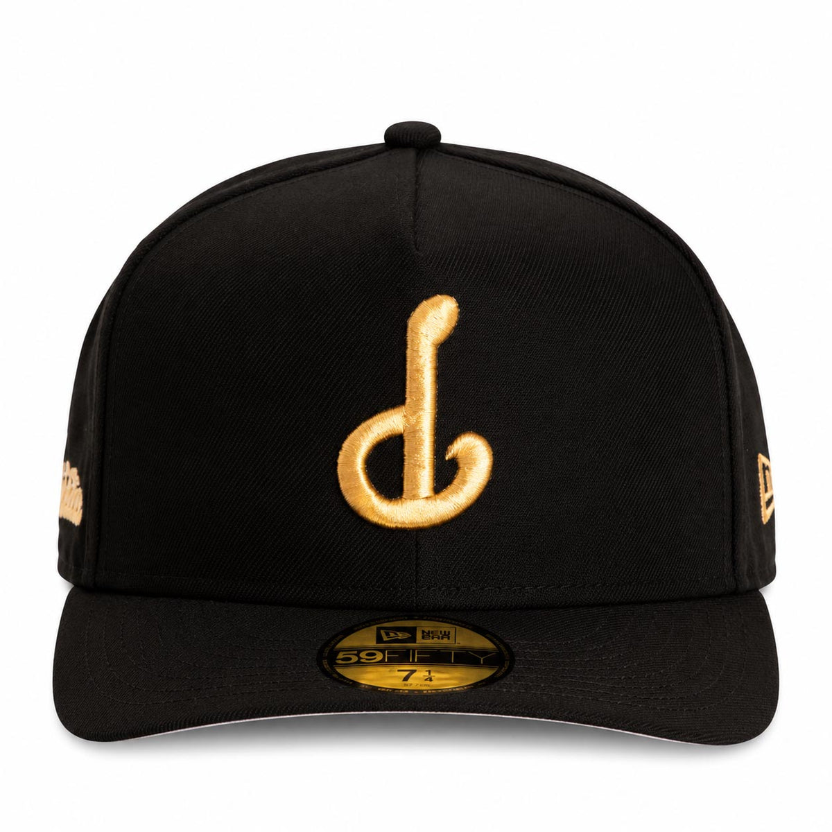 MLB Philadelphia Phillies New Era Gold Digger 59FIFTY A-Frame Fitted Hat- Black