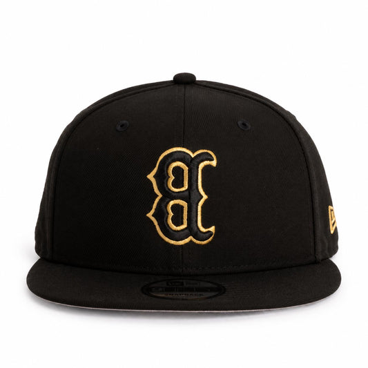 MLB Boston Red Sox New Era Gold Digger 9FIFTY Snapback Hat- Black