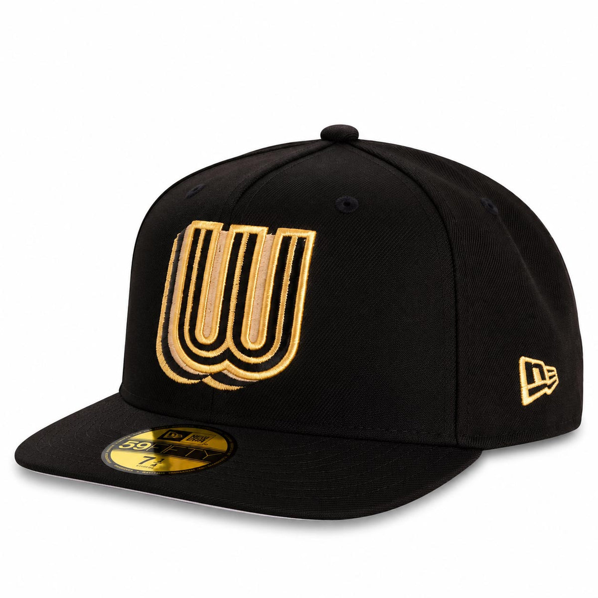 WBC Mexico New Era Gold Digger 59FIFTY A-Frame Fitted Hat- Black