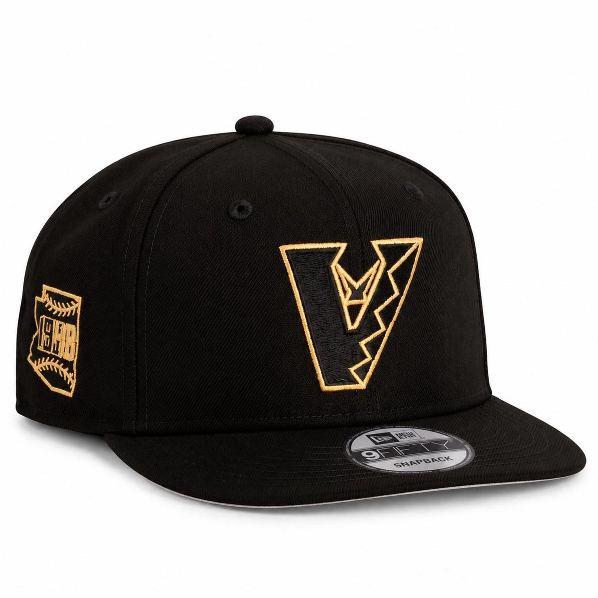 MLB Arizona Diamondbacks New Era Gold Digger 9FIFTY Snapback Hat- Black