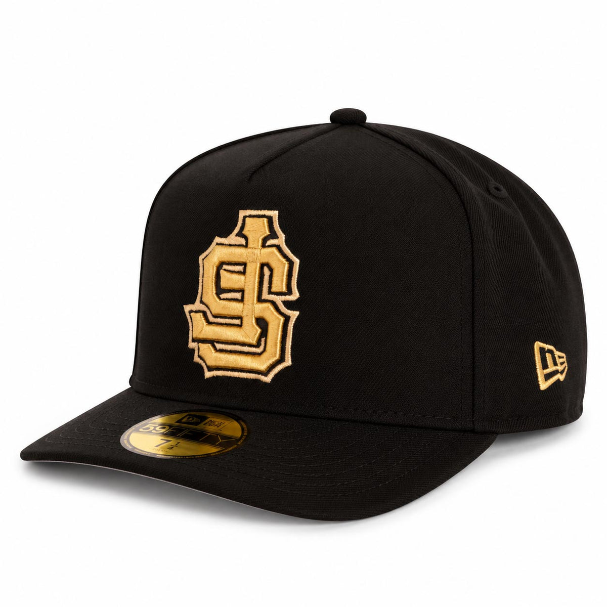MLB San Francisco Giants New Era Gold Digger 59FIFTY A-Frame Fitted Hat- Black