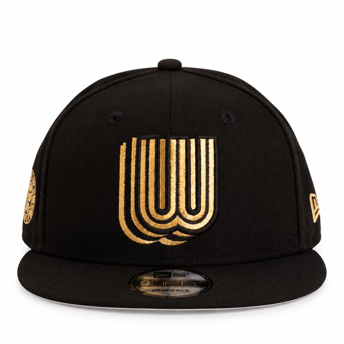 WBC Mexico New Era Gold Digger 9FIFTY Snapback Hat- Black
