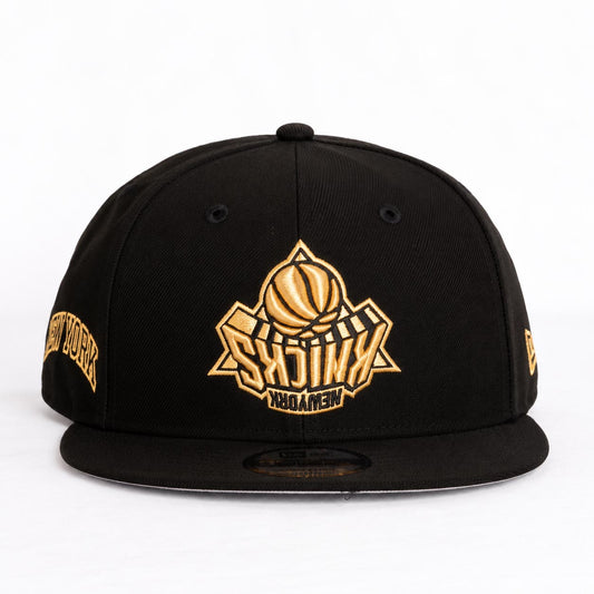 NBA New York Knicks New Era Gold Digger 9FIFTY Snapback Hat- Black