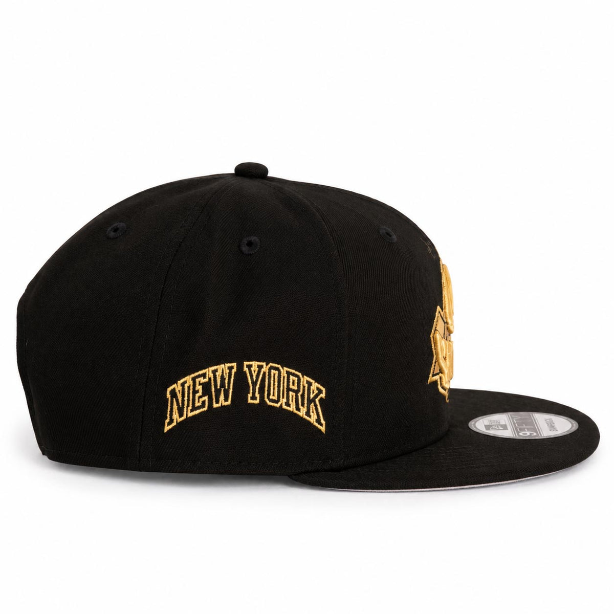 NBA New York Knicks New Era Gold Digger 9FIFTY Snapback Hat- Black