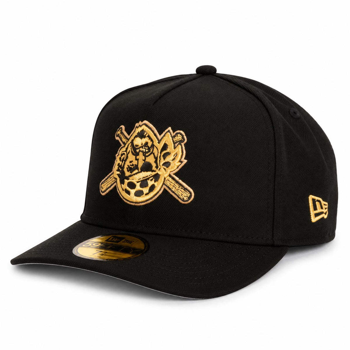MLB Pittsburgh Pirates New Era Gold Digger 59FIFTY A-Frame Fitted Hat- Black