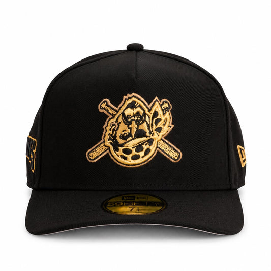 MLB Pittsburgh Pirates New Era Gold Digger 59FIFTY A-Frame Fitted Hat- Black