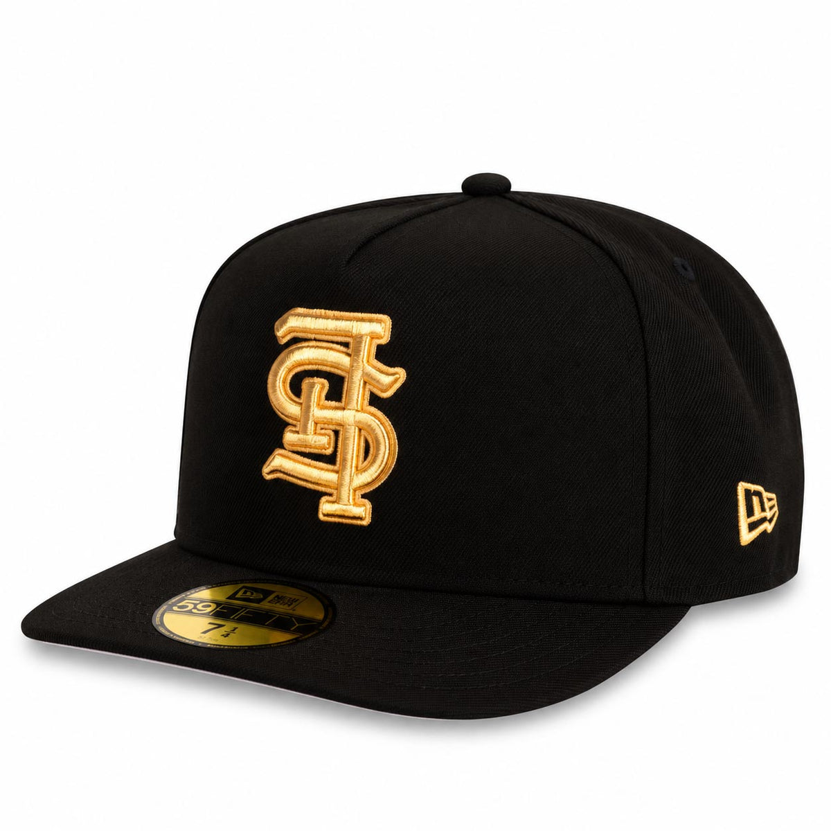 MLB St. Louis Cardinals New Era Gold Digger 59FIFTY A-Frame Fitted Hat- Black