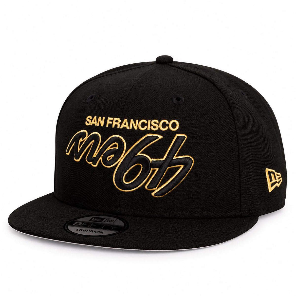 NFL San Francisco 49ers New Era Gold Digger 9FIFTY Snapback Hat- Black