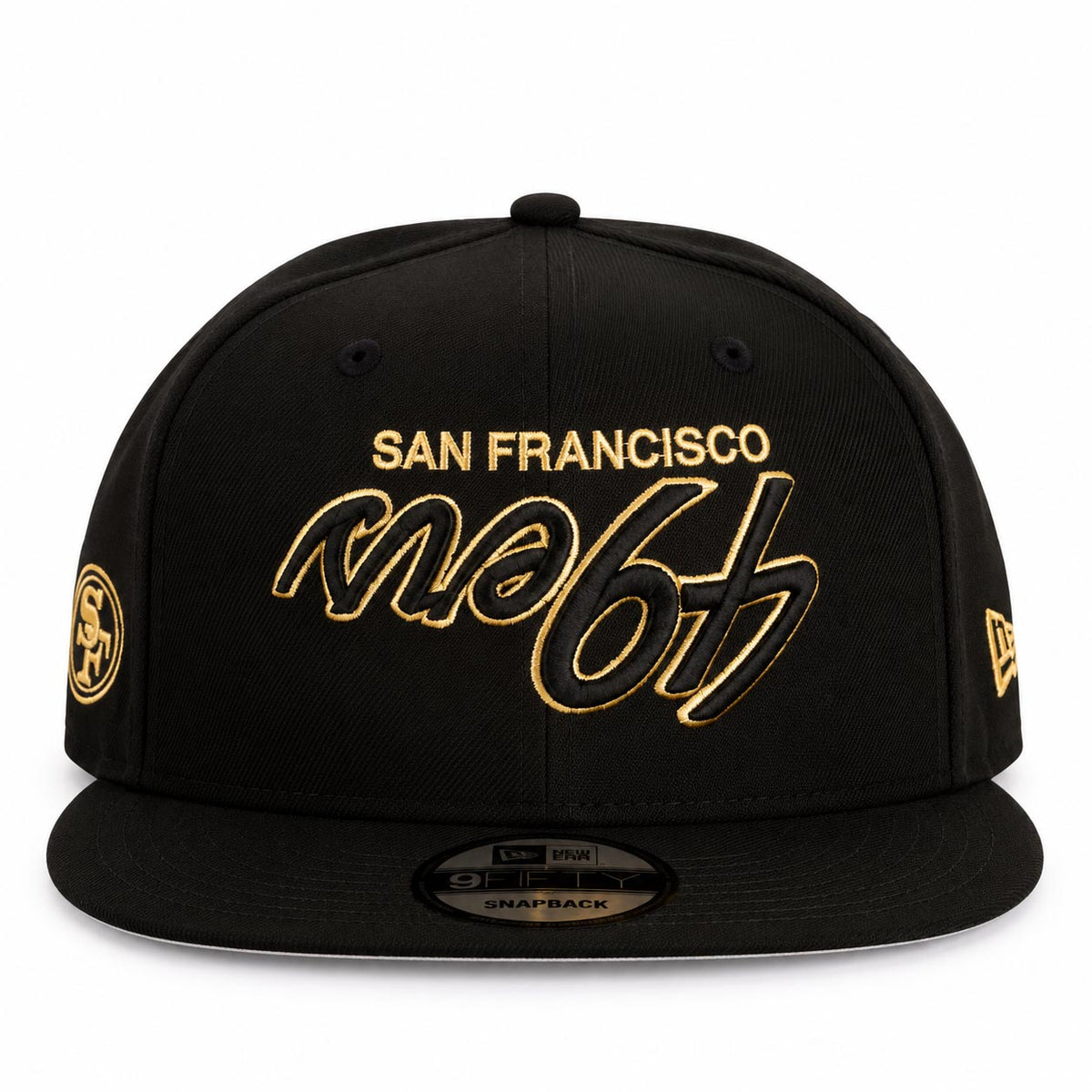 NFL San Francisco 49ers New Era Gold Digger 9FIFTY Snapback Hat- Black