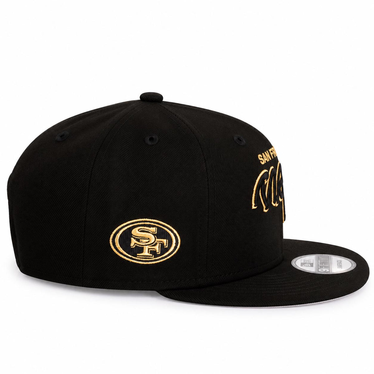 NFL San Francisco 49ers New Era Gold Digger 9FIFTY Snapback Hat- Black