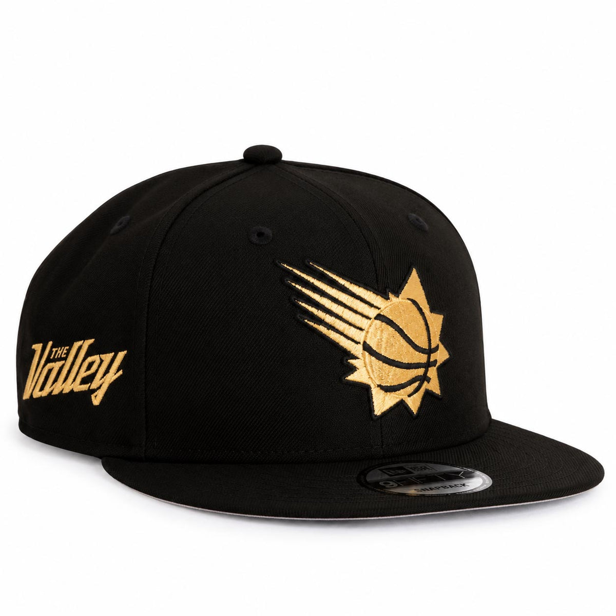 NBA Phoenix Suns New Era Gold Digger 9FIFTY Snapback Hat- Black