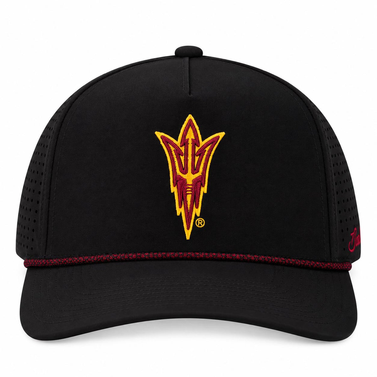 NCAA Arizona State Sun Devils Bad Birdie Pitchfork Active Adjustable Snapback Hat- Black