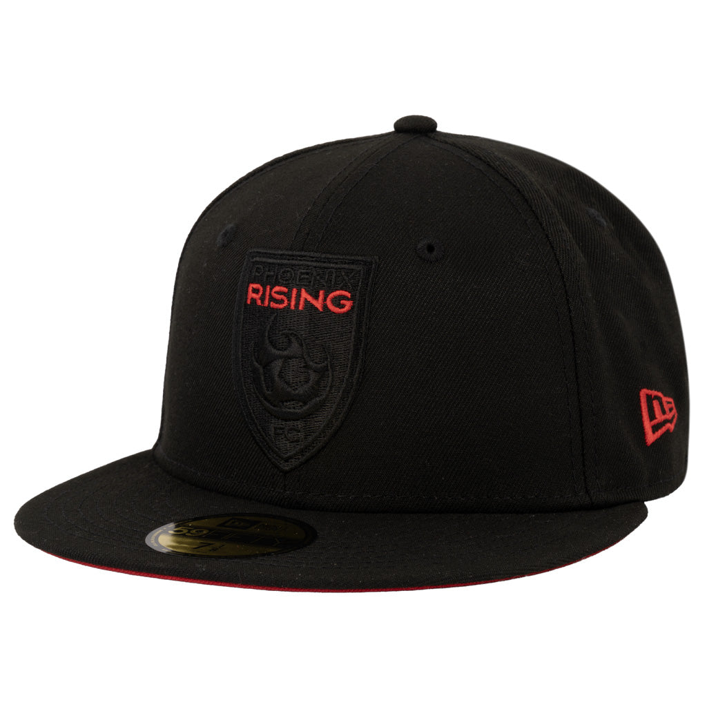 Phoenix Rising New Era Red Under Visor 59FIFTY Fitted Hat - Black