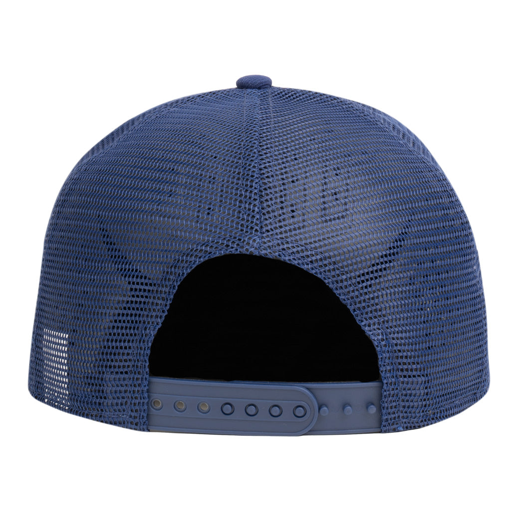 NFL New England Patriots New Era Shadowline 9FIFTY Snapback Trucker Hat - Blue