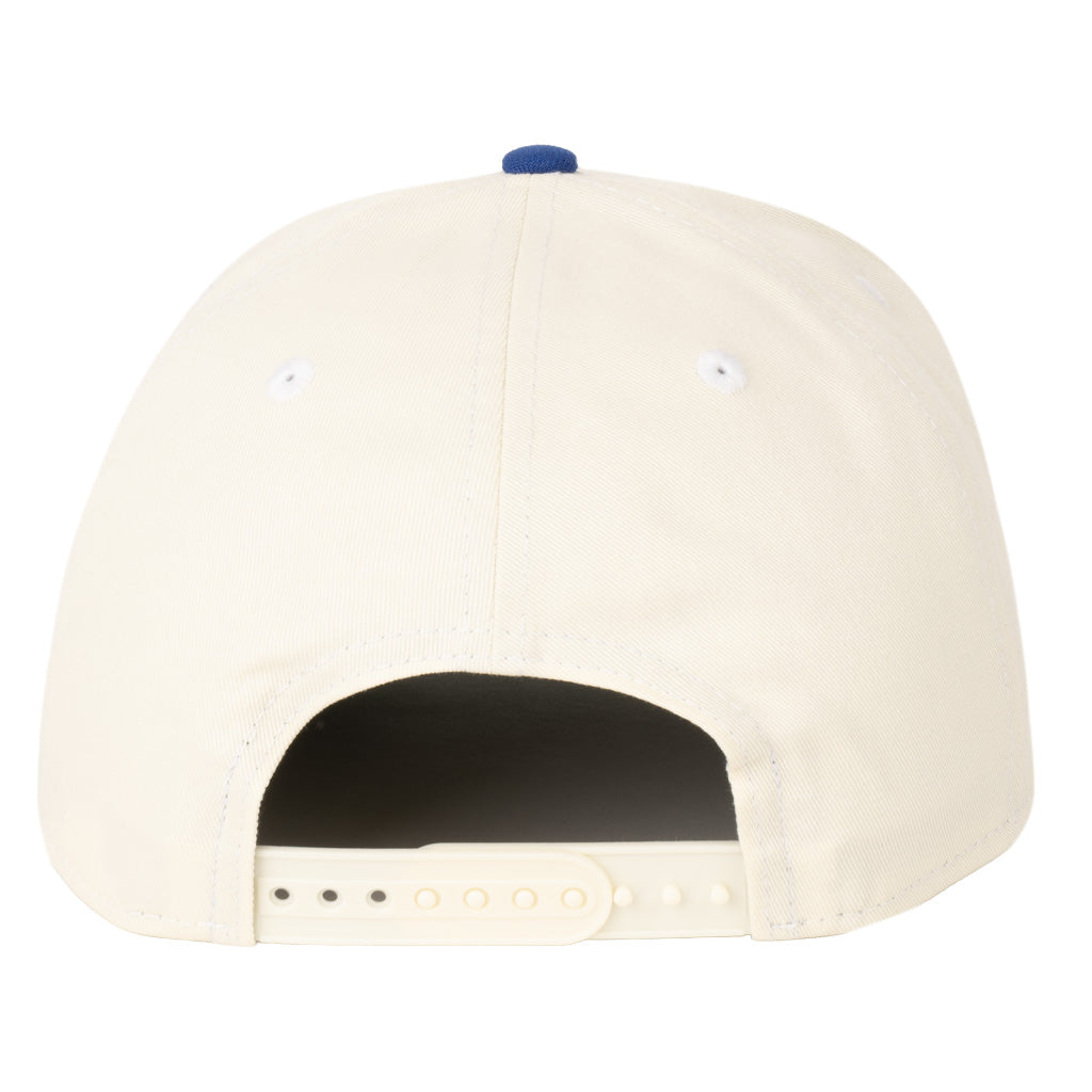 NFL New York Giants New Era Two-Tone Primary Team Color 9FIFTY A-Frame Snapback Hat - Cream