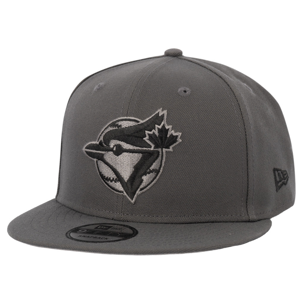 MLB Toronto Blue Jays New Era Gray Prestige 9FIFTY Snapback Hat - Graphite