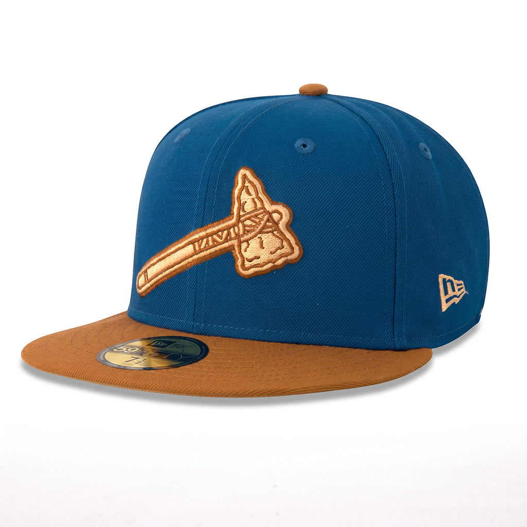 MLB Atlanta Braves New Era Rodeo 59FIFTY Fitted Hat- Blue