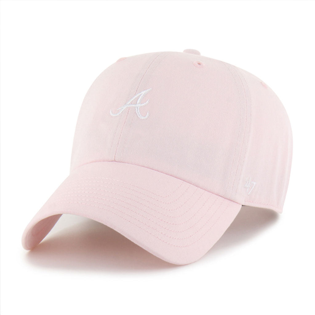 MLB Atlanta Braves '47 Pink Digital Clean Up Adjustable Hat - Pink