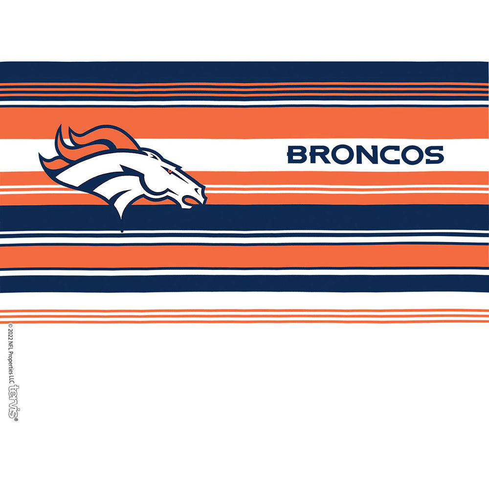 NFL Denver Broncos Tervis 24oz Hype Stripes Travel Tumbler