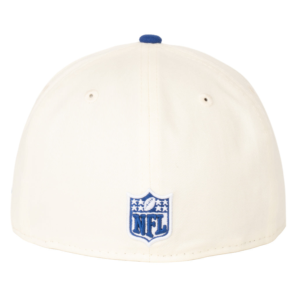 NFL Denver Broncos New Era Two-Tone Chrome 59FIFTY Fitted Hat - Cream