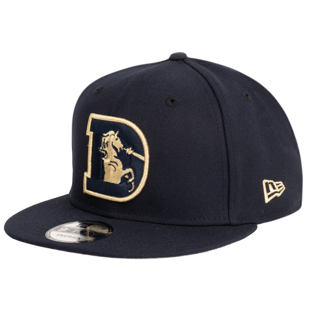 NFL Denver Broncos New Era Royal Merchant 9FIFTY Snapback Hat - Navy
