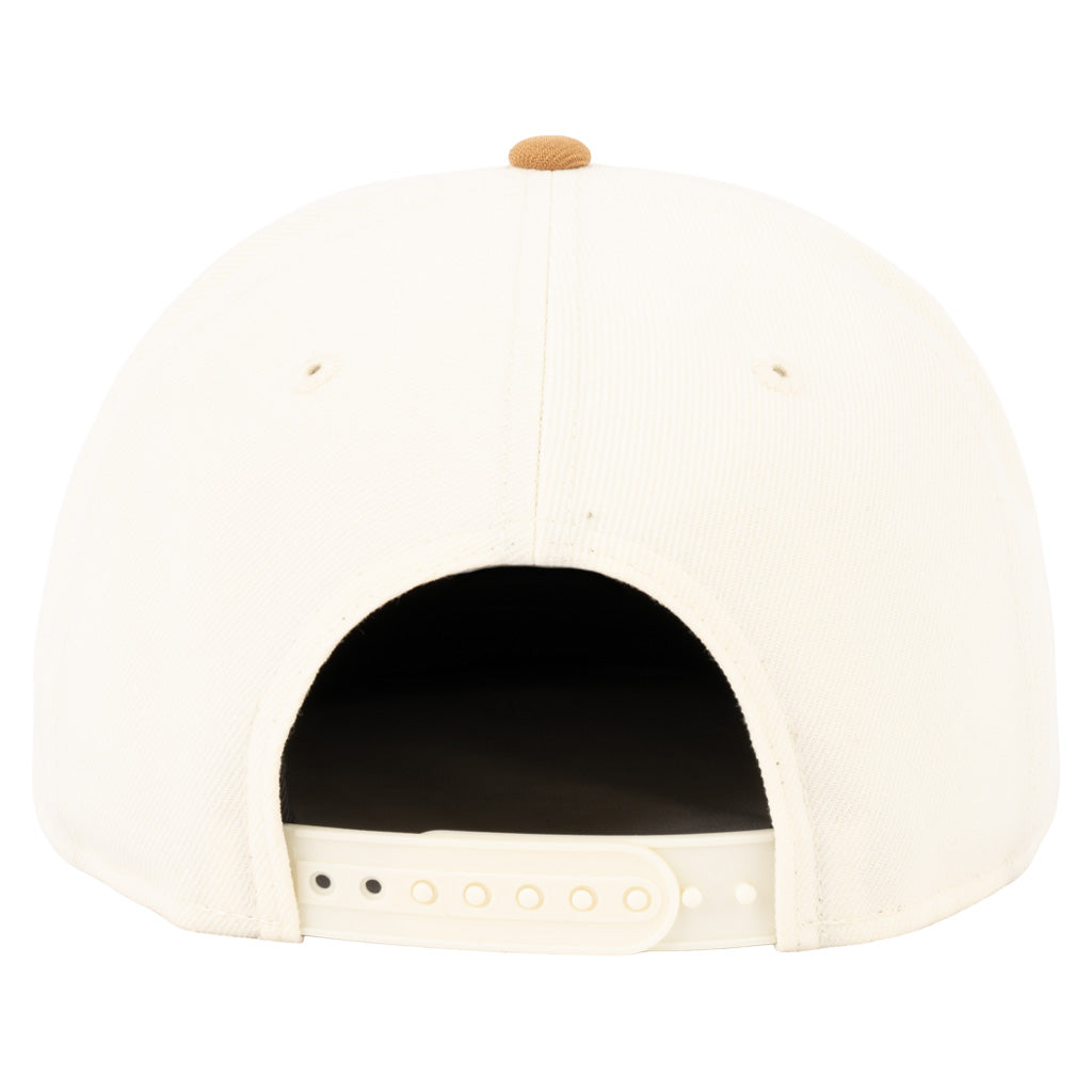 NBA Phoenix Suns New Era Two-Tone Cream & Bronze 9FIFTY Snapback Hat - Cream