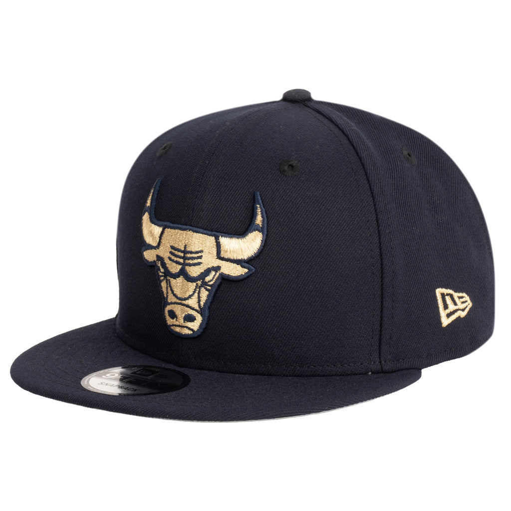 NBA Chicago Bulls New Era Royal Merchant 9FIFTY Snapback Hat - Navy