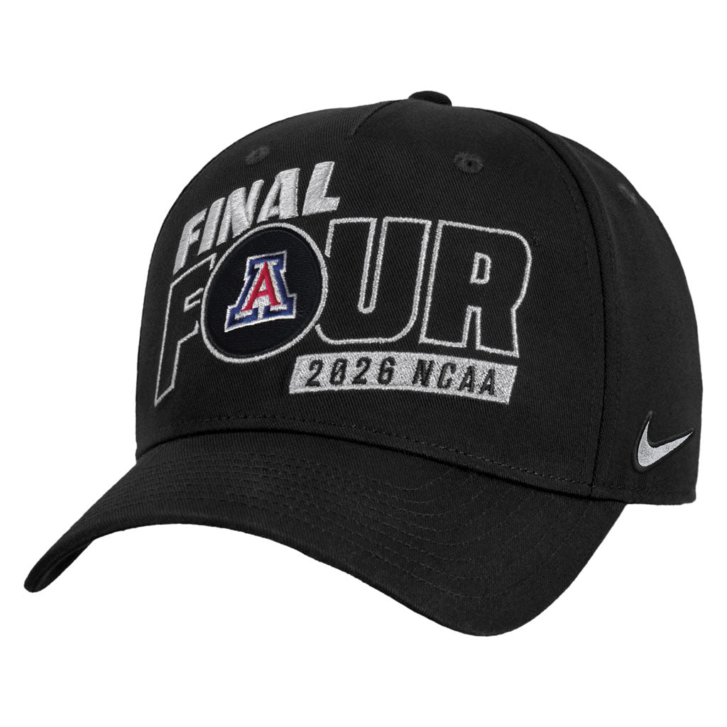 NCAA Arizona Wildcats Nike 2026 Final Four West Regional Champions Adjustable Hat - Black