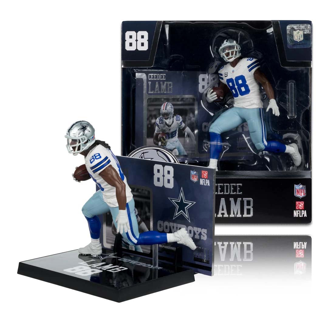 NFL Dallas Cowboys CeeDee Lamb McFarlane 7" Posed Figure